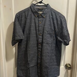 Men's Blue Dravus Button-Up Shirt